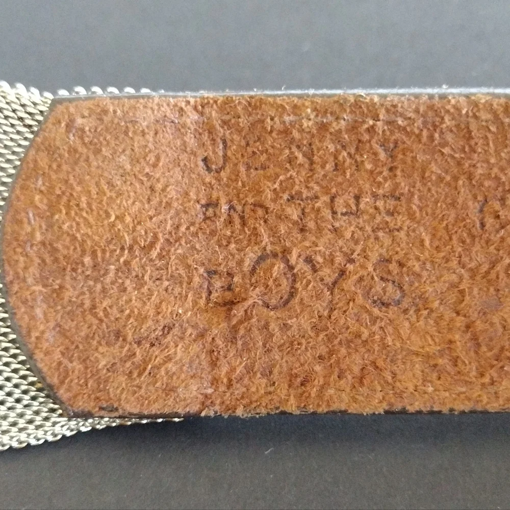 Jenny And The Boys Industrial Mesh Leather Belt